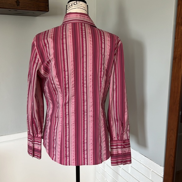 GUC button up New York & Company striped dress shirt - Picture 5 of 6